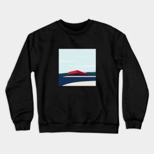 Minimalistic Vancouver Barge Crewneck Sweatshirt